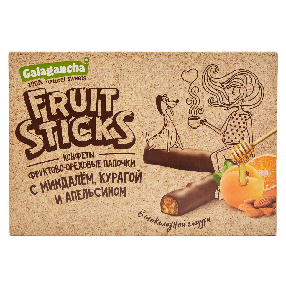  Берестов КРАФТ Fruit Stiсks с курагой и миндалем, 175г   в Фролове