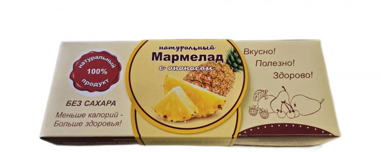  Мармелад натуральный "Ананас" 140г  в Фролове