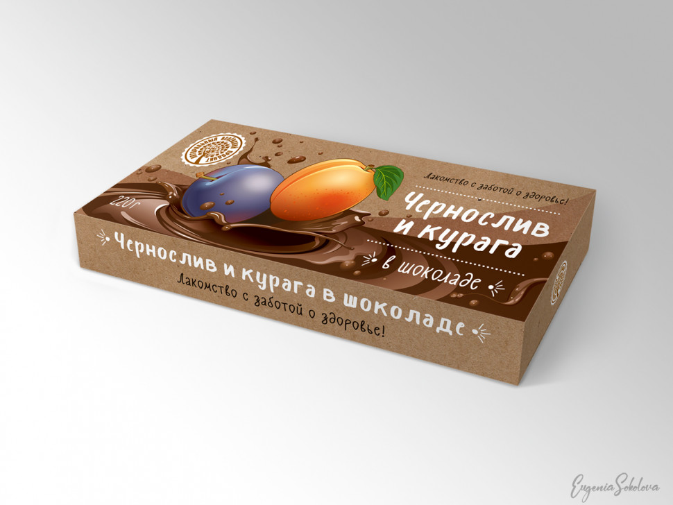  Чернослив и курага в шоколаде, 220г в Фролове