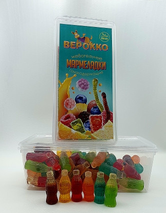  Жевательный мармелад Бутылочки МИКС, 250г      в Фролове
