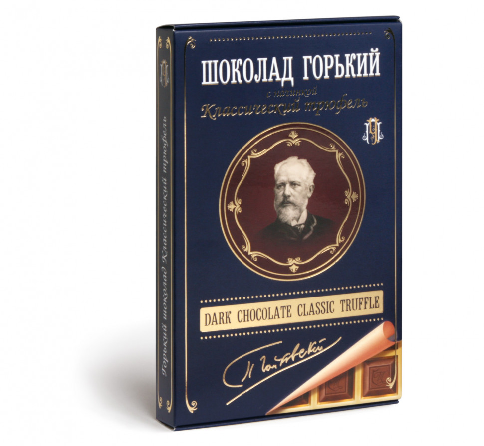  Фабрика Томер  Горький шоколад ТРЮФЕЛЬ классический (Чайковский), 112г в Фролове
