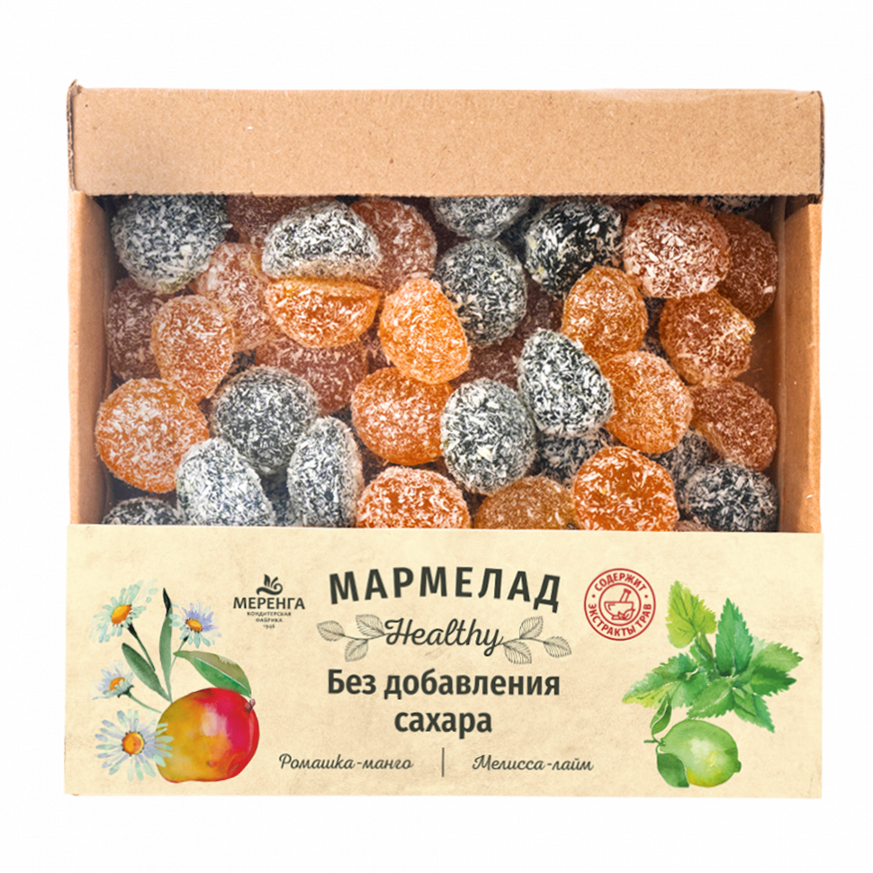  Меренга Мармелад в кокосовой обсыпке Ромашка+Мелисса , 800г     в Фролове