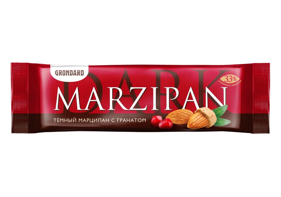  TM Grondard     (10973) Батончики глазированные Марципановые ГРАНАТ, (24шт по 50г)       в Фролове