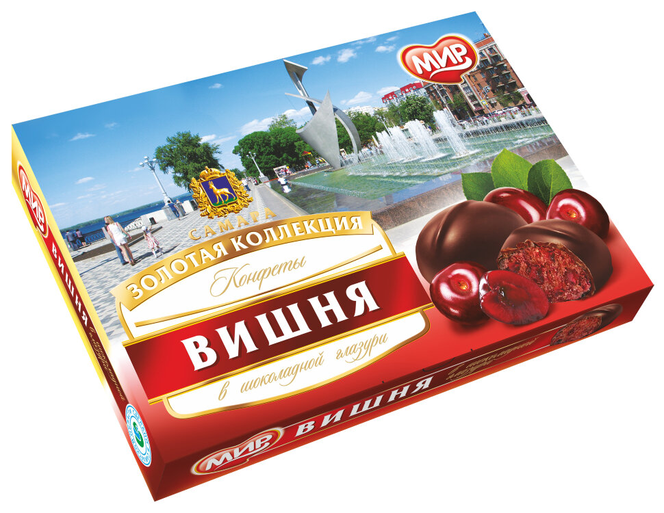  КФ МИР Вишня в шоколадной глазури 160г в Фролове