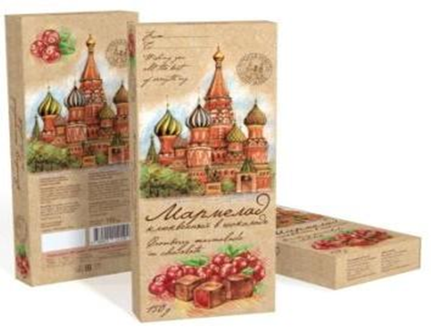  Сладарт Мармелад Клюквенный в тёмном шоколаде, 150г  в Фролове