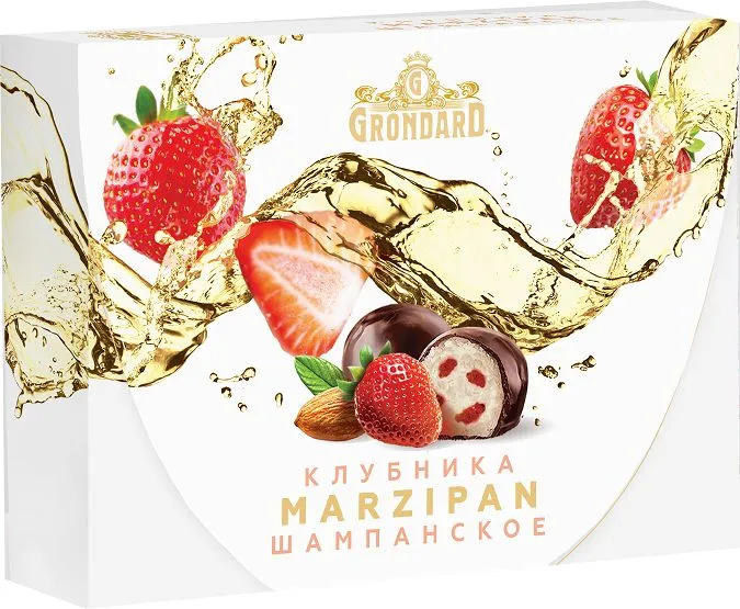  TM Grondard       (10185) Конфеты глазированные Марципановые Клубника и Шампанское, 98г в Фролове